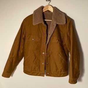 Uniqlo brown Sherpa jacket